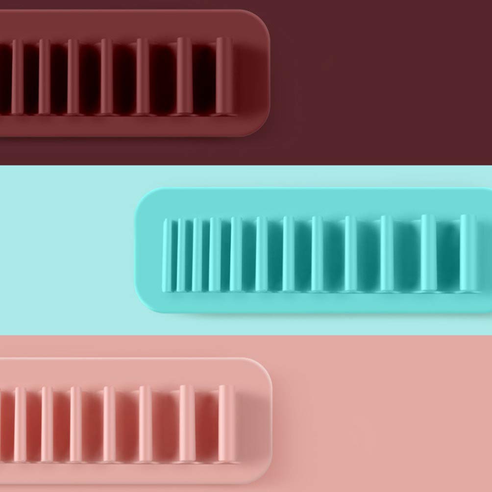 TOPBATHY Toothbrush Holder & Organizer - 6 Slot Bathroom Storage Rack for Toothbrushes, Makeup Brushes, Razors - Perfect for Countertop, Shower, Travel & Home Organization