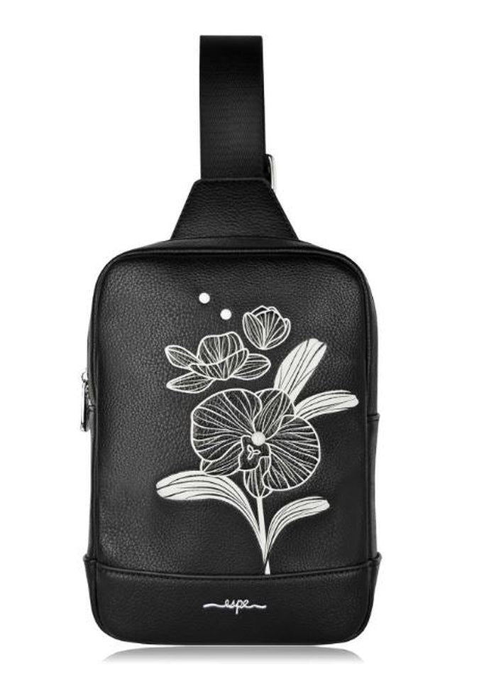 Orchid Sling Bag for Women - Crossbody Shoulder Bag with Adjustable Strap - Perfect for Travel, Shopping & Everyday Use