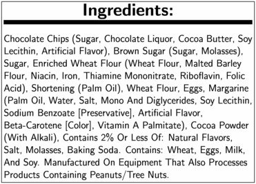 Best Maid Double Chocolate Chip Cookie Dough - 2.75oz (160 Count Case) | Perfect for Baking, Parties & School Events