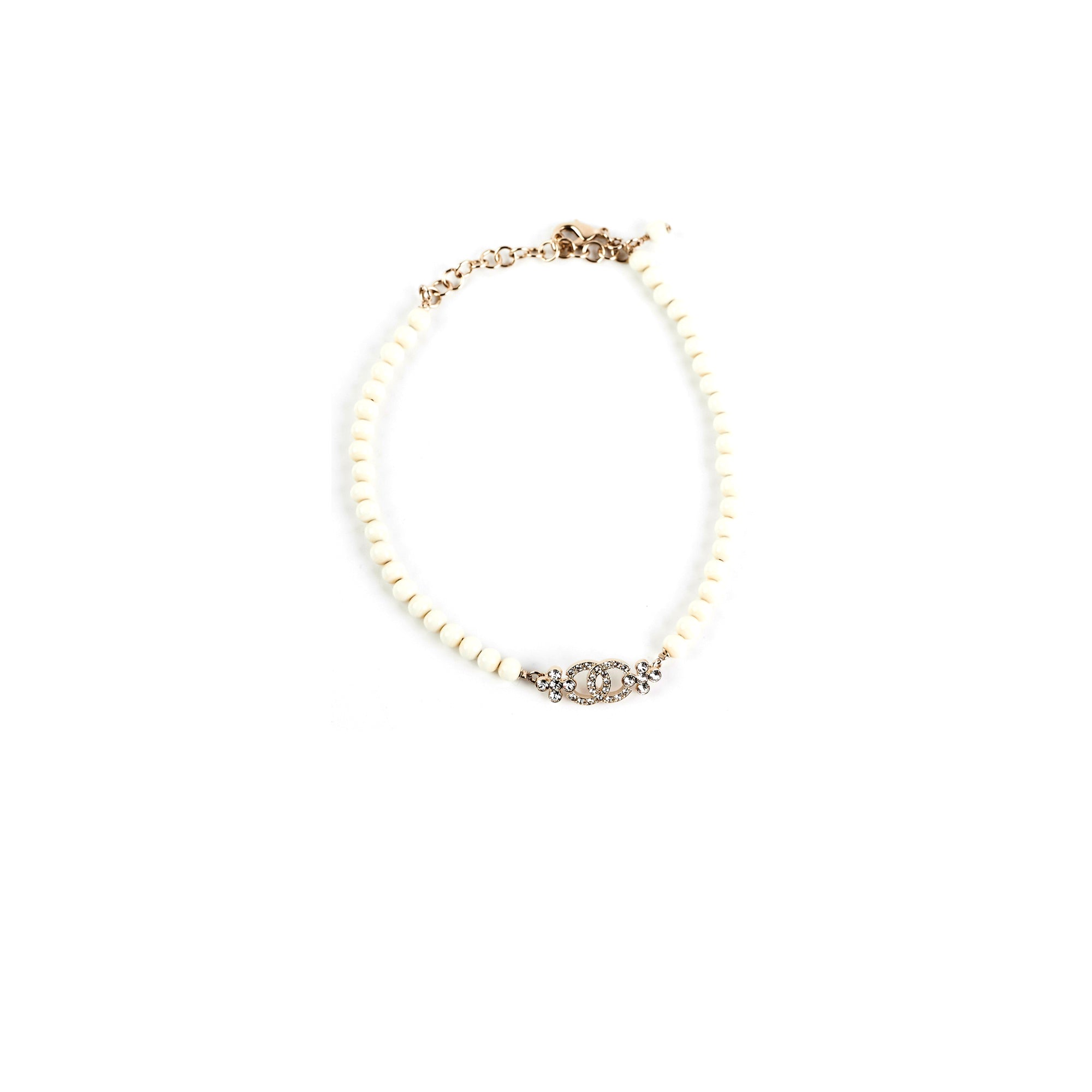 Chanel CC Logo Choker Necklace - Fashion Costume Jewelry for Women, Elegant Layering Piece for Party & Evening Wear