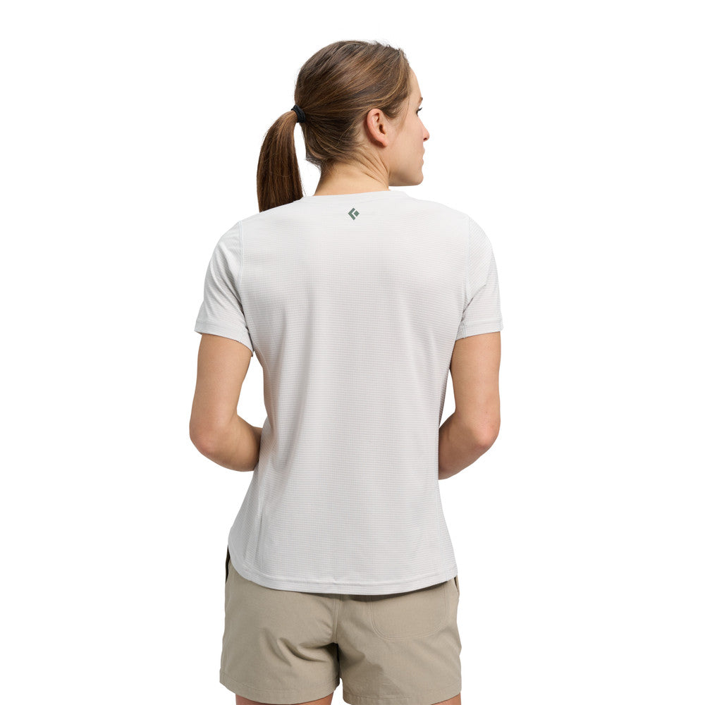 Black Diamond Distance SS Tech Tee Women's - Moisture-Wicking Hiking & Running Shirt for Outdoor Adventures