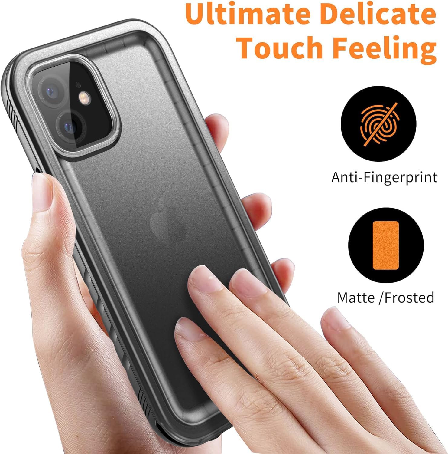 iPhone 12/12 Pro Waterproof Shockproof Case with Screen & Camera Protector - Heavy Duty 360° Full Body Protection, Dustproof Hard Bumper for Outdoor, Sports & Underwater Use