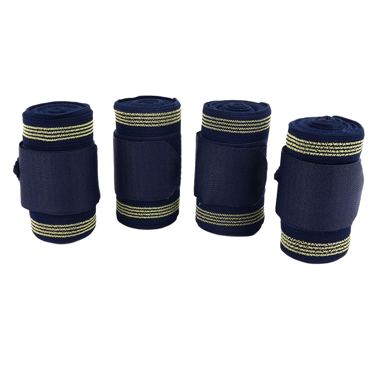 Kelepu Horse Leg Guards - 2 Pairs Front & Back Leg Wraps for Protection, Comfort & Fly Prevention | Durable Stable Boots for Riding, Training & Show Jumping | Perfect for Equestrian Sports, Trail Riding & Horse Care