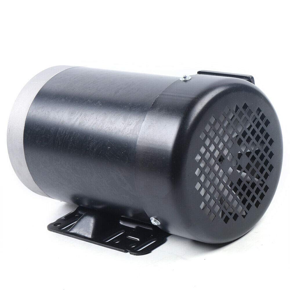2HP 3 Phase Electric Motor 208V-230V/460V AC Motor, 56C Frame 3450 RPM TEFC 5/8
