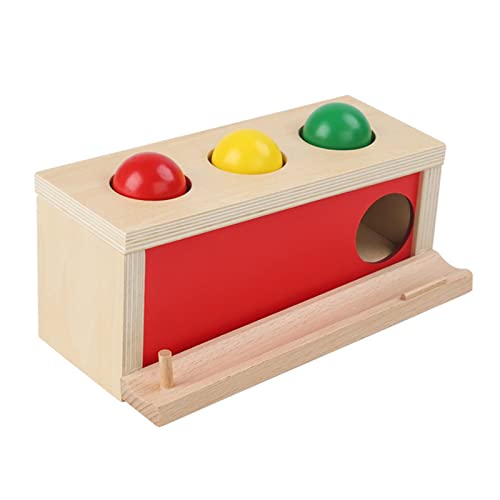 Wooden Knocking Training Toy Set for Toddlers - Educational Montessori Material for Kids, Birthday Gift for Boys & Girls - Perfect for Early Learning & Motor Skill Development
