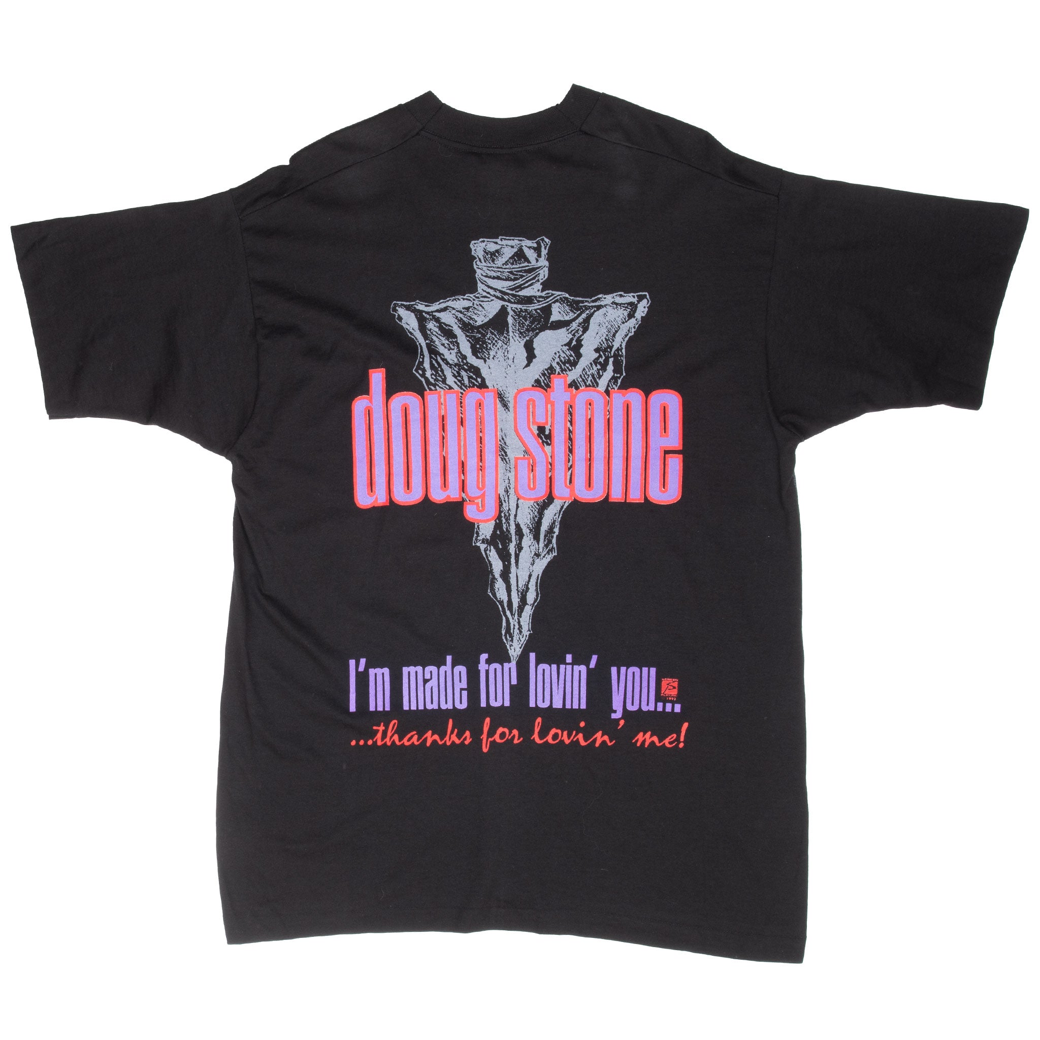 Vintage 1993 Doug Stone All Over Print T-Shirt XL - Made in USA - Retro Country Music Fan Gift for Concerts & Casual Wear
