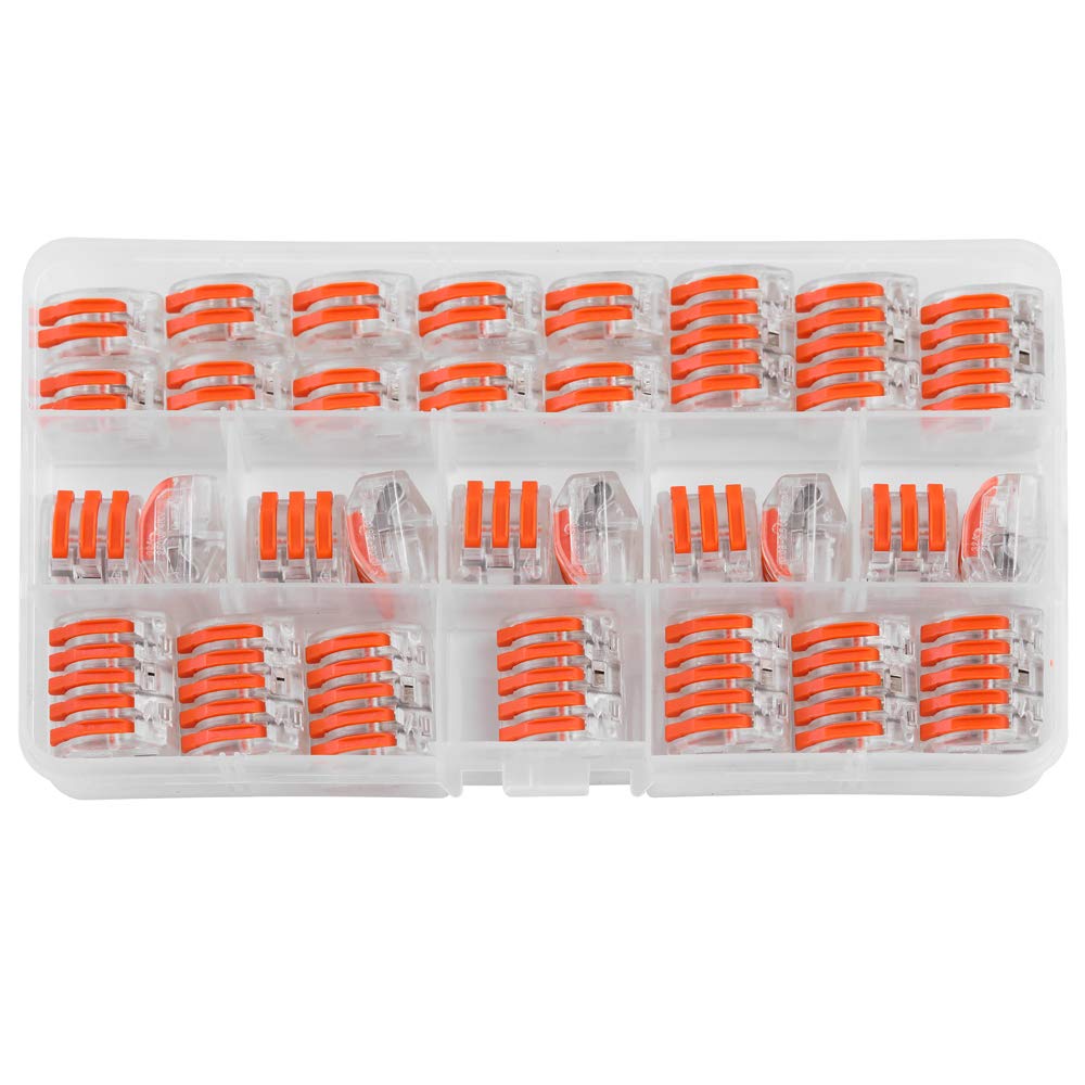 30pcs Flame Retardant Wire Connectors Kit - Universal Quick Connect Electrical Terminals for Home Wiring, Automotive & DIY Projects