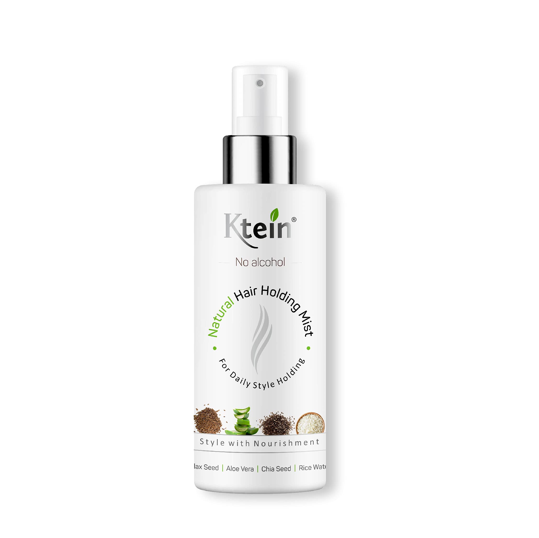 Ktein Natural Hair Holding Spray - Alcohol-Free Styling Spray for All Hair Types (100ml) | Perfect for Daily Use, Special Occasions & Travel