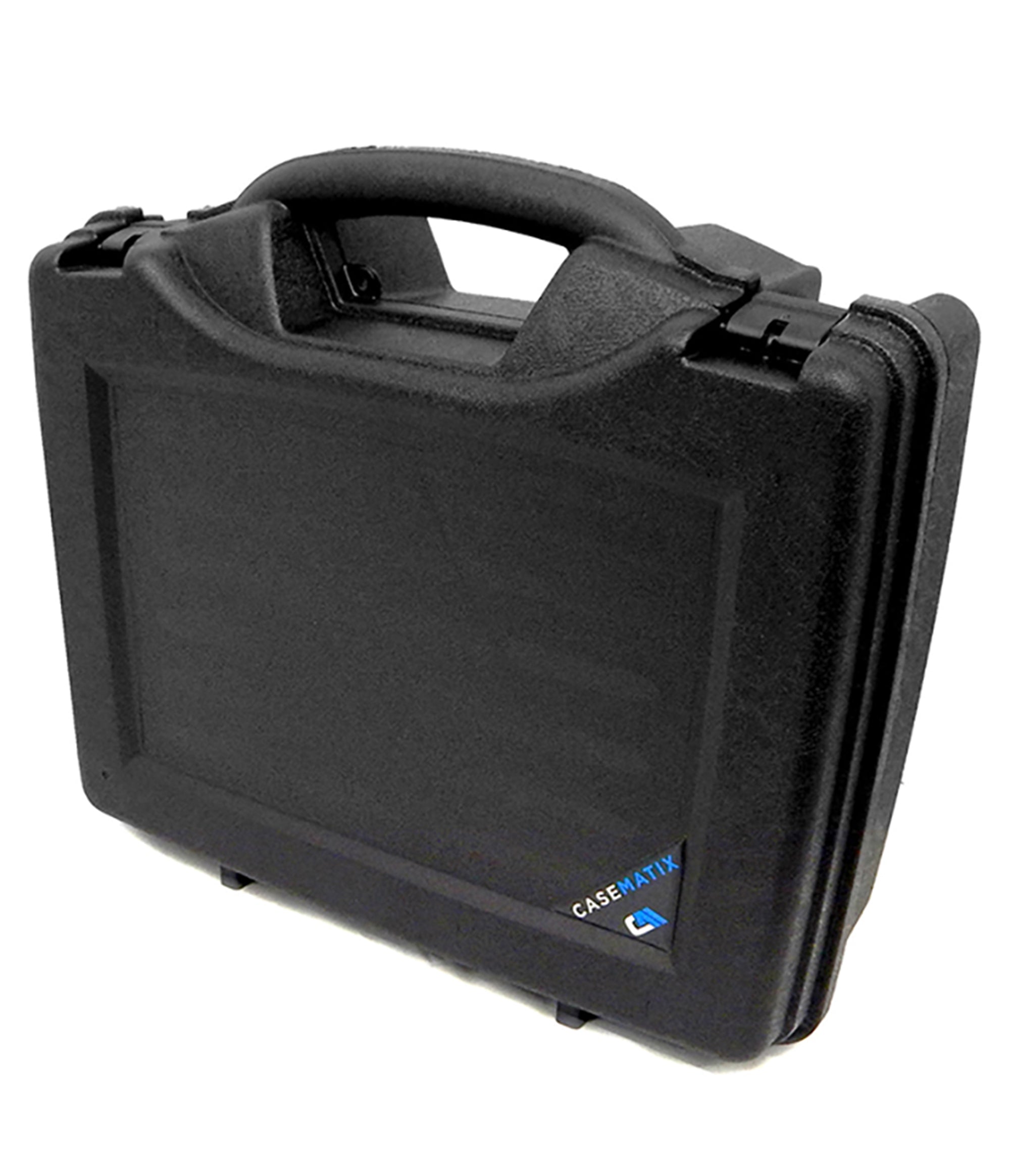 CASEMATIX 16 Hard Travel Case with Padlock Rings & Customizable Foam - Fits Accessories up to 14 x 9 x 4 - Perfect for Camera Gear, Tools & Electronics Protection