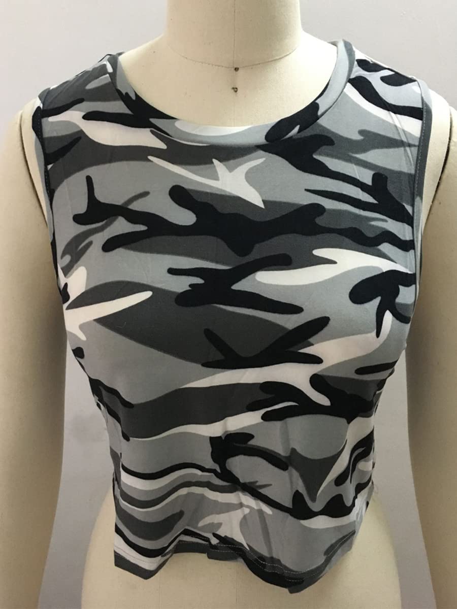 Women's Cute Racerback Crop Tank Tops - Breathable Sleeveless Workout Shirts for Running, Yoga & Gym - Trendy Muscle Tees for Summer Sports & Fitness