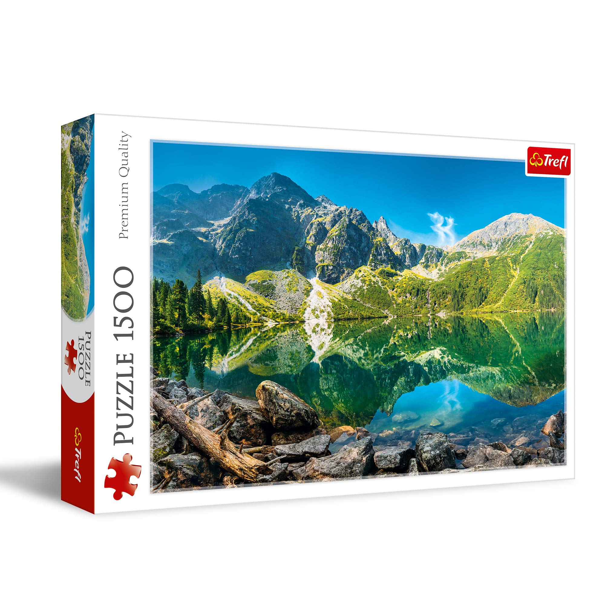 1500-Piece Jigsaw Puzzle - Trefl Morskie Oko Lake & Tatras Poland Scenery (33