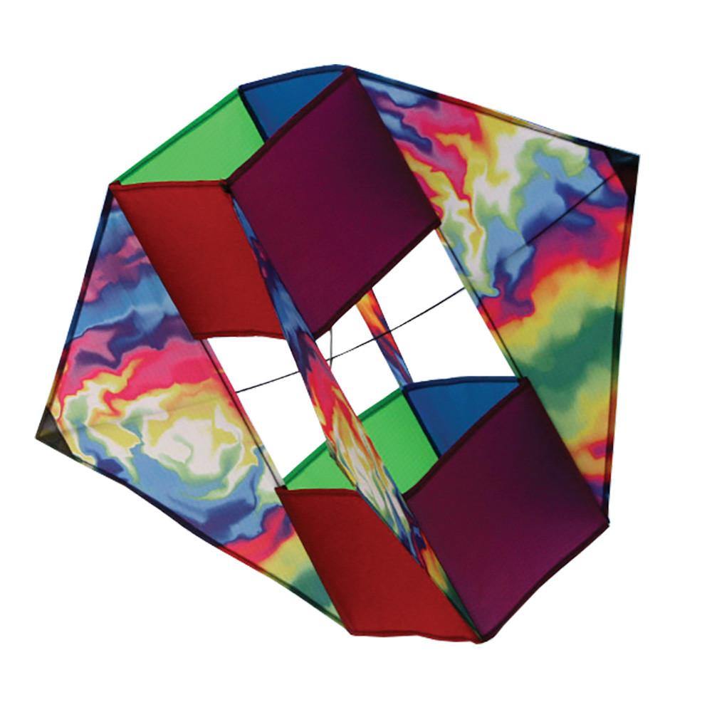 Baby Box Kite 132973 - Colorful Flying Toy for Kids Outdoor Play, Birthday Gifts, Park & Beach Activities