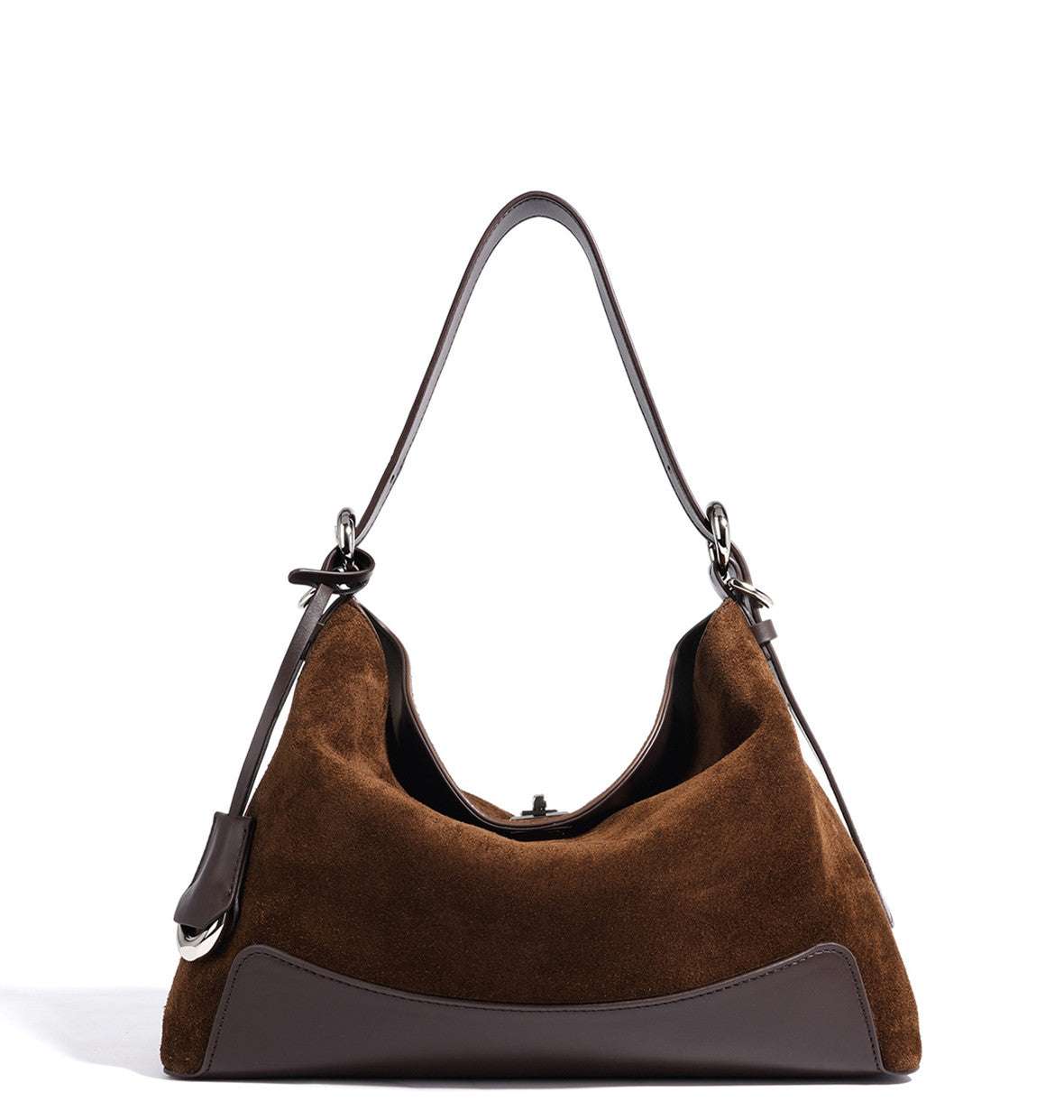 Stylish Suede Leather Shoulder Bag for Women - Fashionable Crossbody Purse with Adjustable Strap - Perfect for Work, Travel & Everyday Use