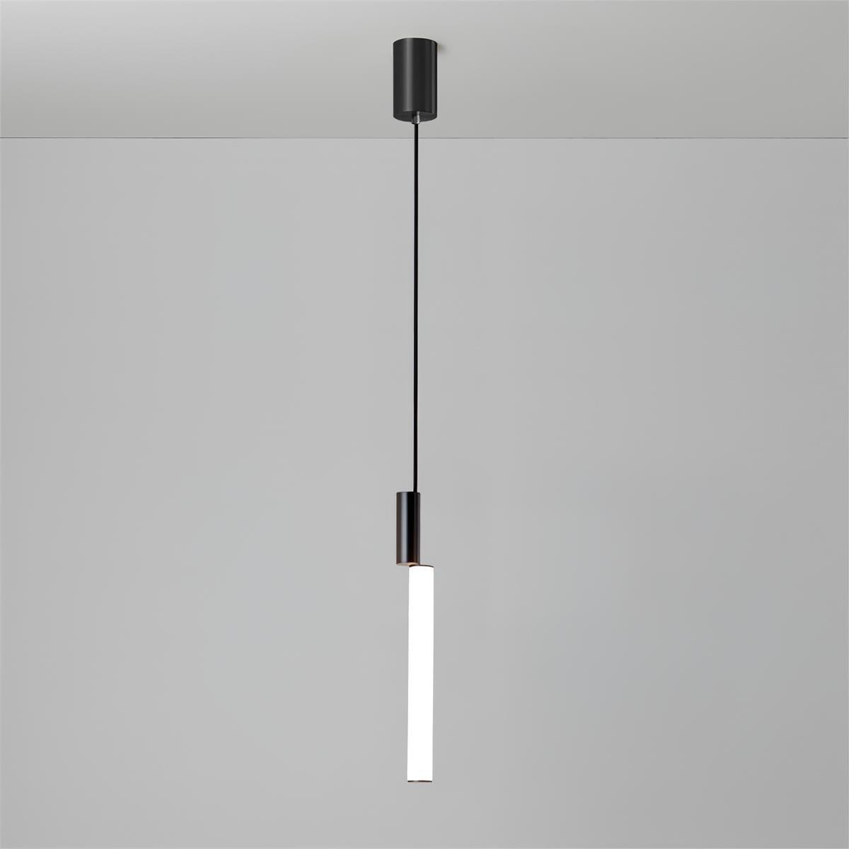 Eclat Cylindra Pendant Lamp - Modern Glass Hanging Light Fixture for Dining Room, Kitchen Island & Living Room Decor
