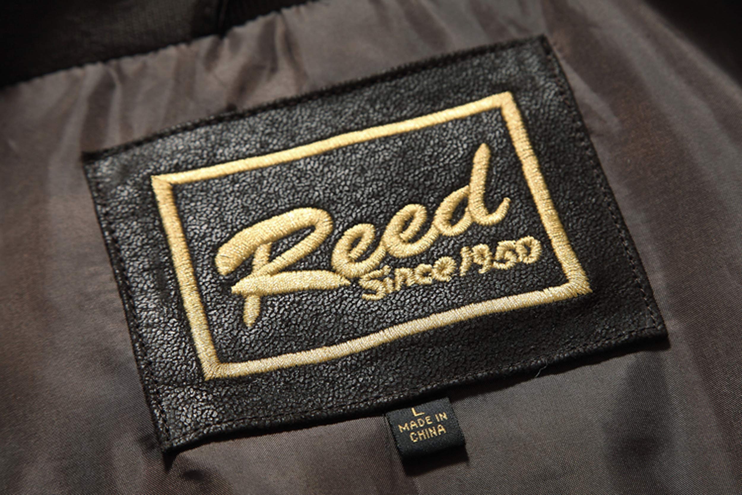 REED Men's Baseball Suede Leather Jacket – Imported Premium Quality for Casual Wear & Outdoor Sports