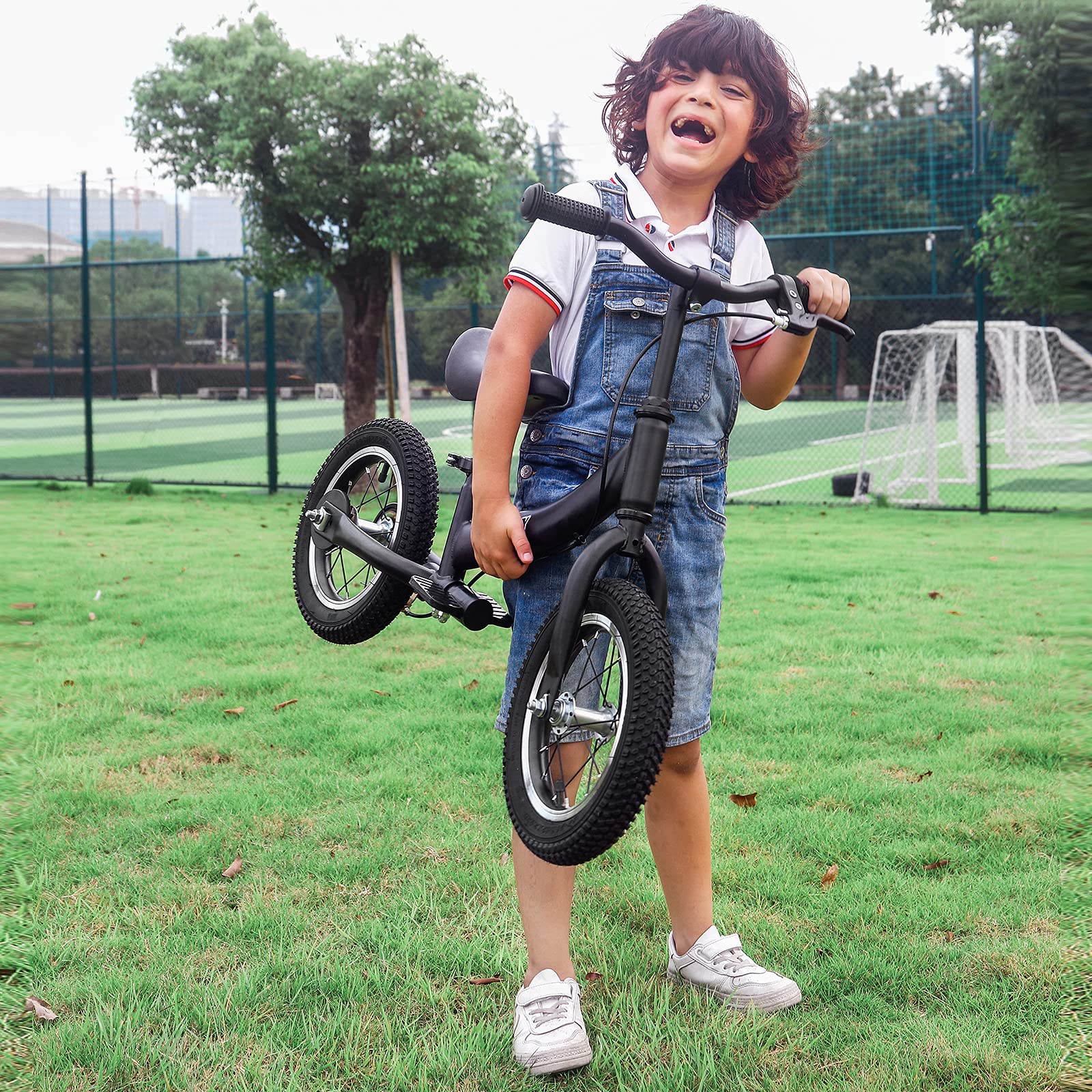 2 in 1 Balance Bike for Kids Ages 2-7 | Convertible Toddler Bike with Training Wheels & Brakes | 12 14 16 Inch Wheels | Perfect for Learning to Ride & Outdoor Play