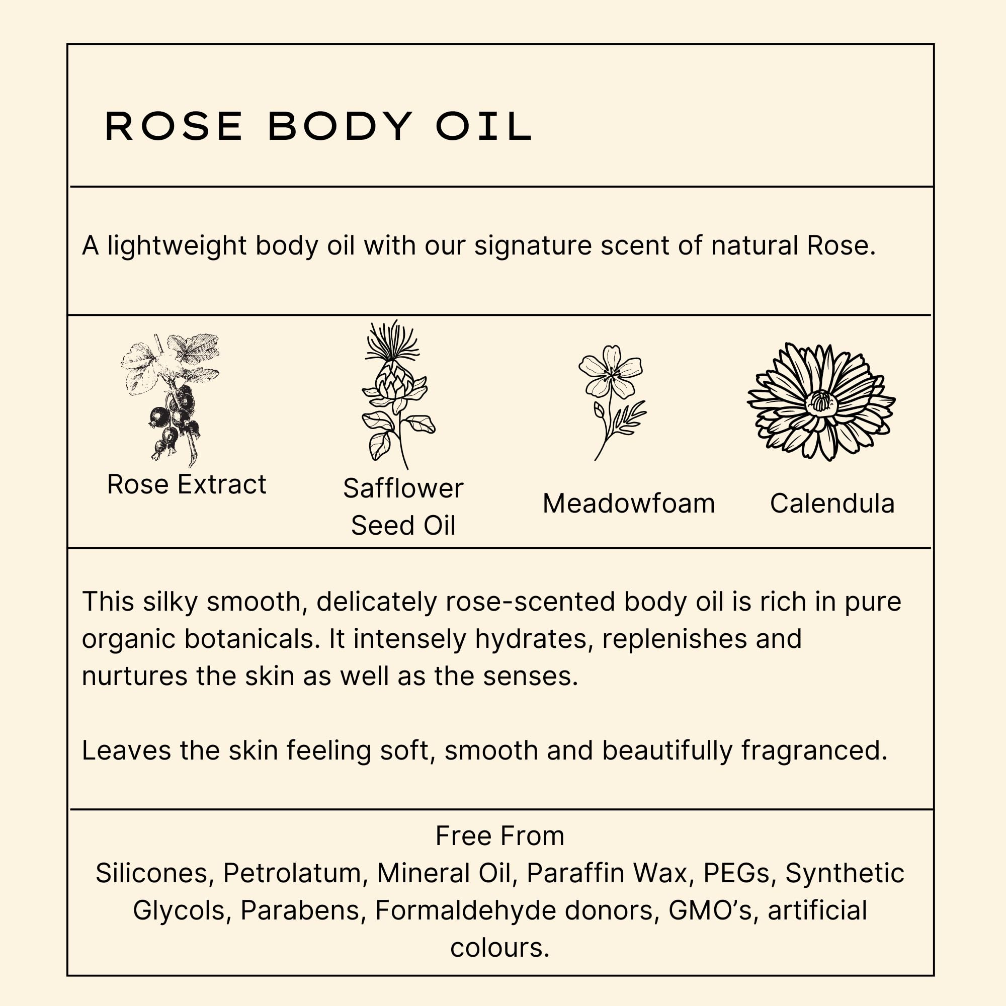 Jurlique Rose Body Oil 3.4 fl oz (100ml) - Hydrating & Nourishing Dry Skin - Perfect for Massage, Aromatherapy & Daily Moisturizing