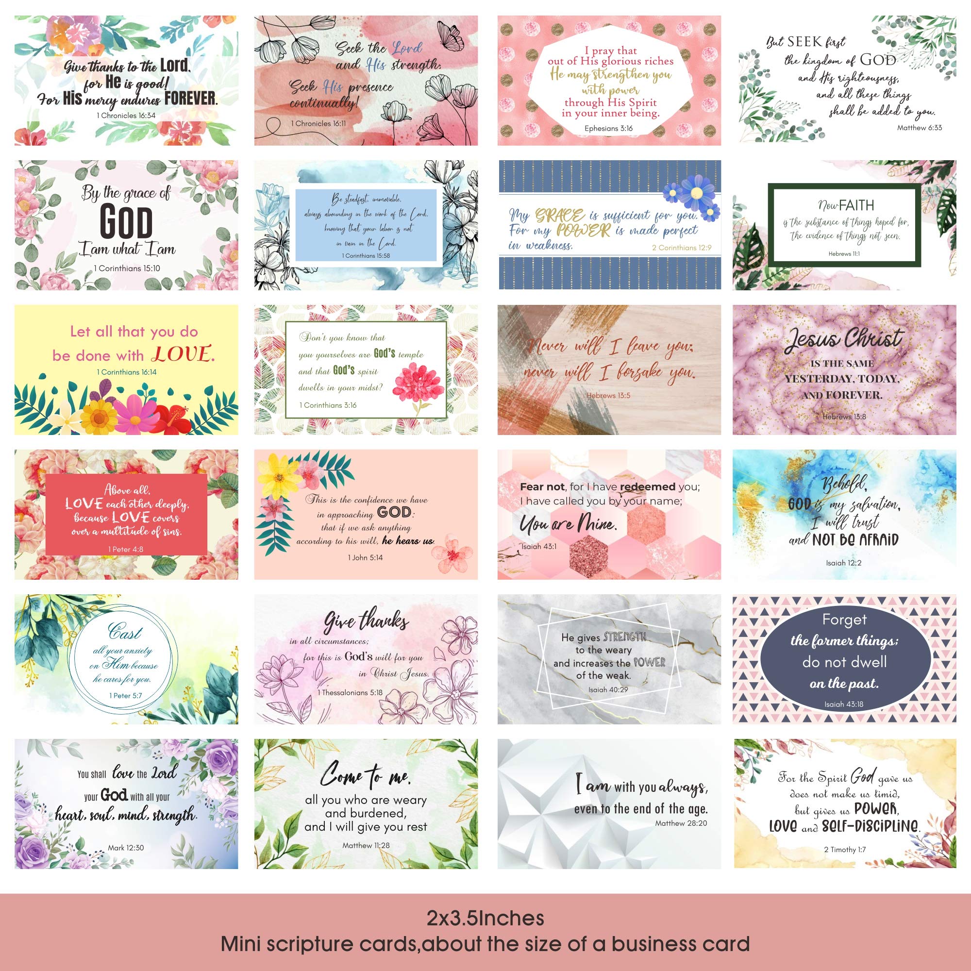 BRYTEFY 100 Inspirational Prayer Cards for Women - Assorted Bible Verse Scripture Cards, Christian Religious Gifts for Bible Study & Daily Devotion | Perfect for Women's Fellowship, Small Groups & Encouragement Gifts