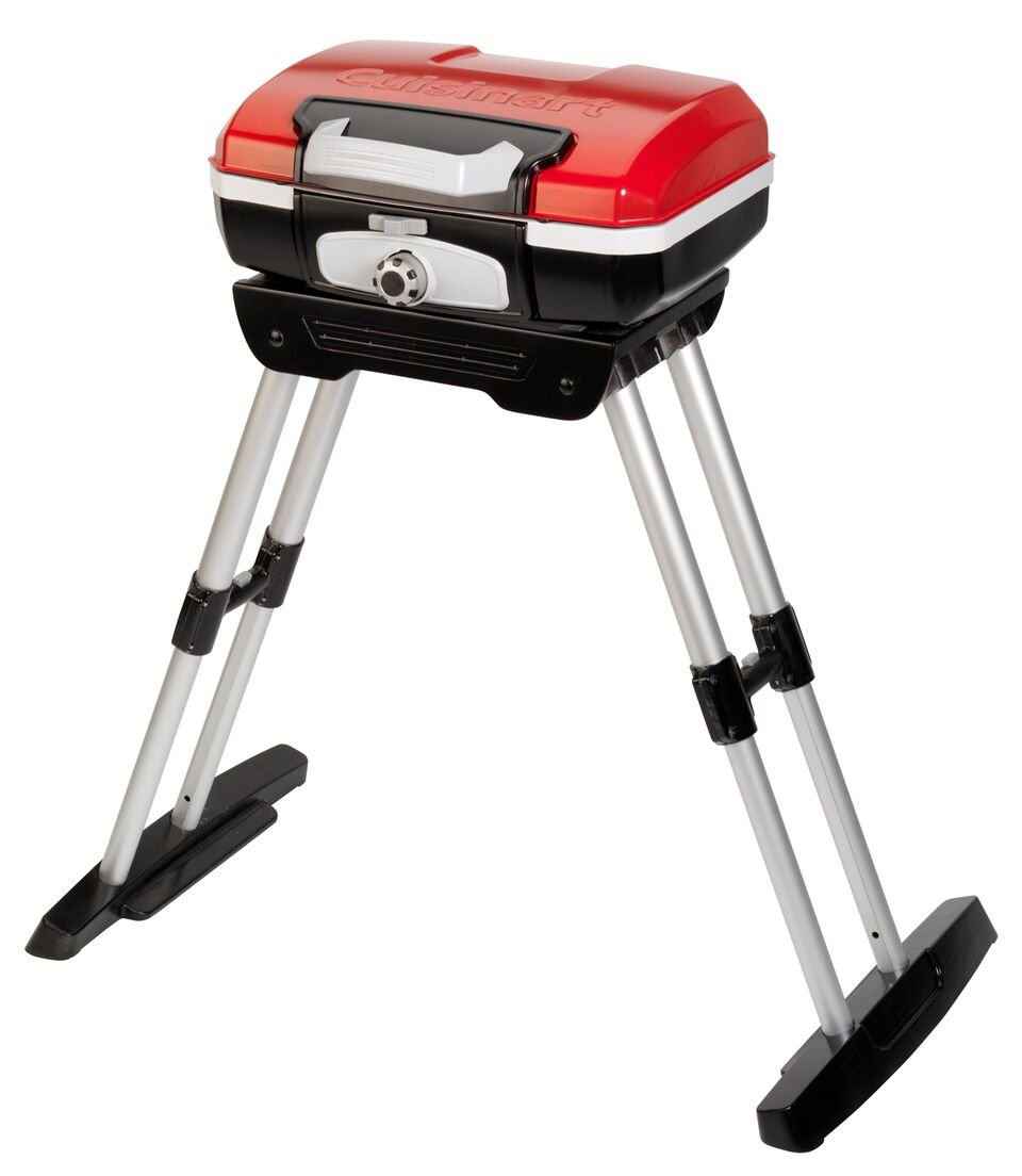 Cuisinart Portable Gas Grill - 150 sq. in. Tabletop Propane Grill with Tote Cover for Outdoor Cooking, Camping, Tailgating, Picnics & Backyard BBQs | Compact & Lightweight Design