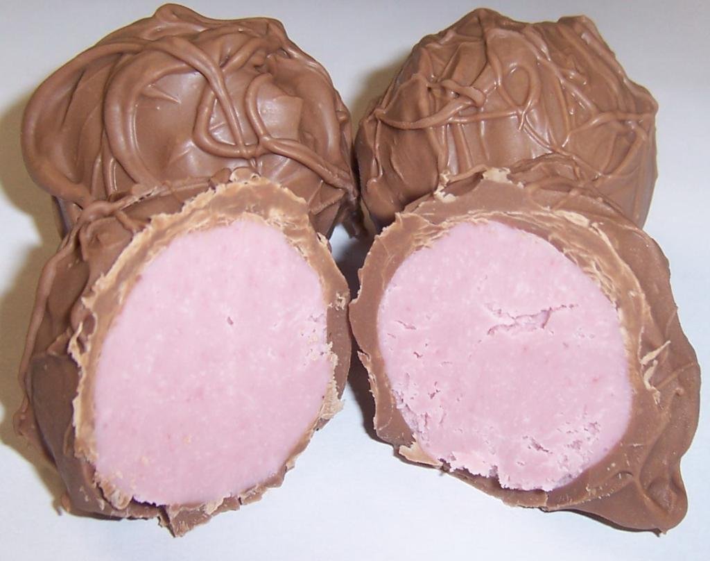 Scott's Cakes Milk Chocolate Covered Raspberry Fruit Truffles - 8 oz Daisy Box Gift | Gourmet Chocolate Treats for Holidays, Birthdays & Romantic Gifts