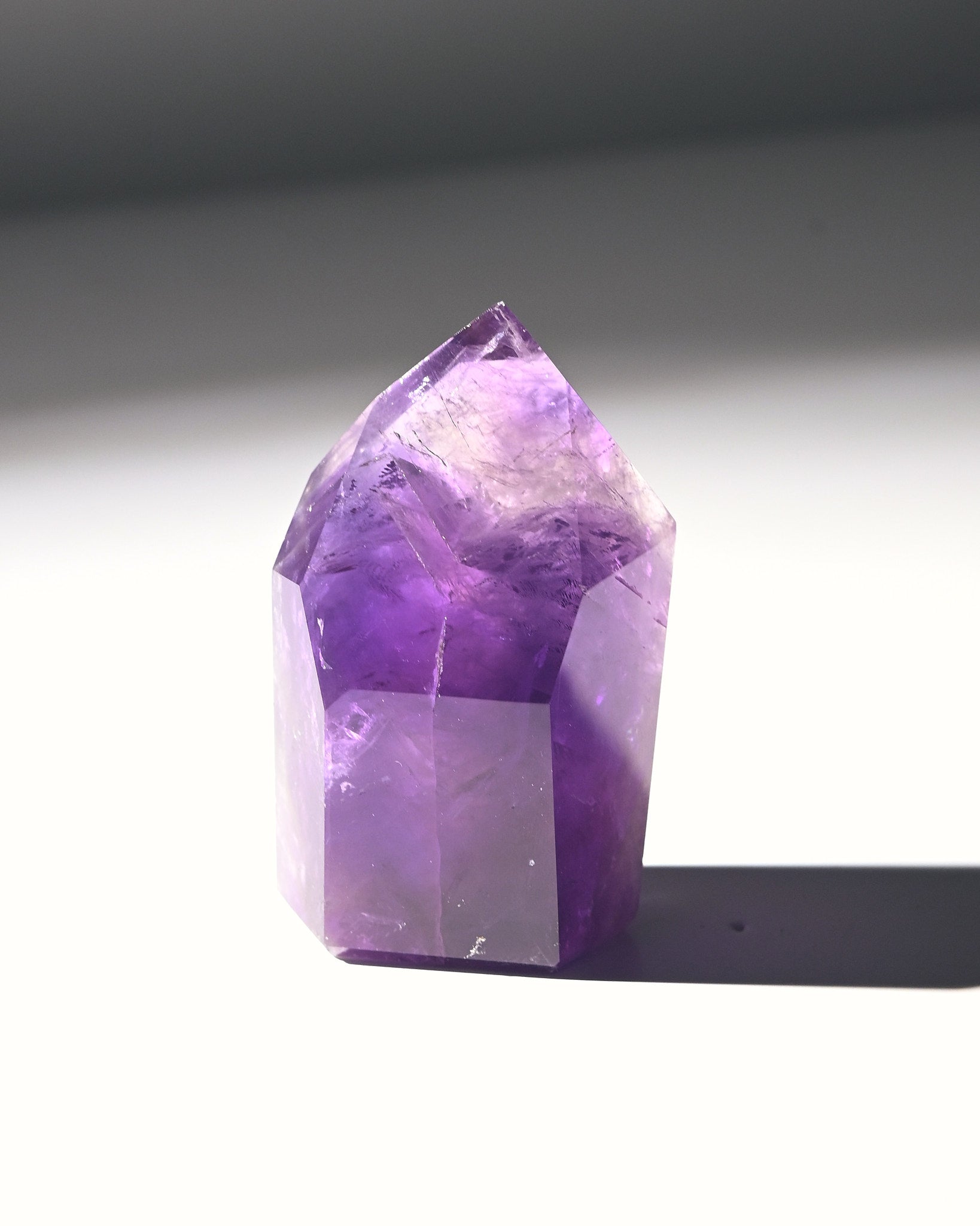 2.5 Inch Natural Amethyst Crystal Tower - Healing Stone for Meditation, Yoga & Home Decor | Perfect for Energy Cleansing, Chakra Balancing & Spiritual Gifts