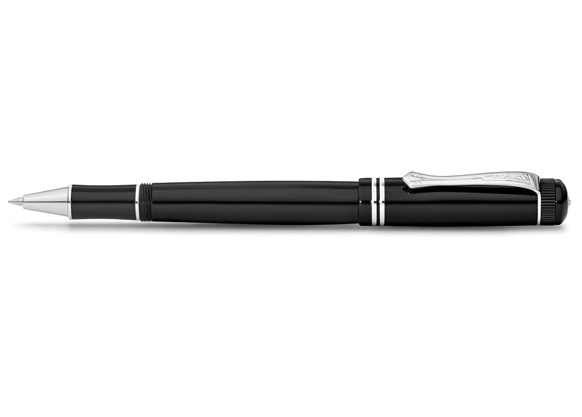 Kaweco DIA2 Chrome Gel & Ballpoint Pen Set - Classic Design with 0.7mm Ceramic Ball Rollerball Refill - 16cm Nostalgic Acrylic Gel Roller Pen for Office, Journaling & Gift Giving