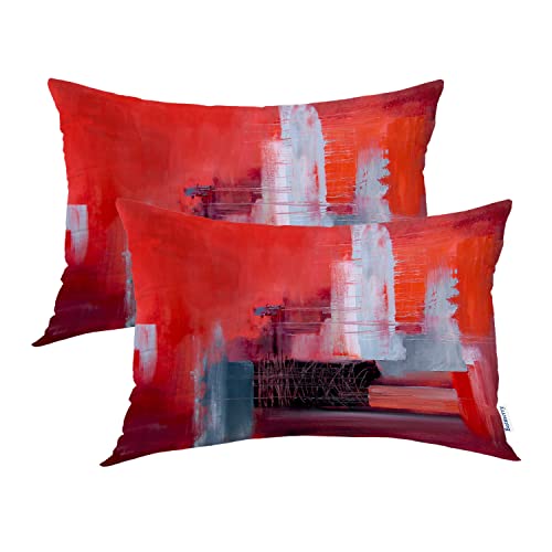 Abstract Paint 5 Red2