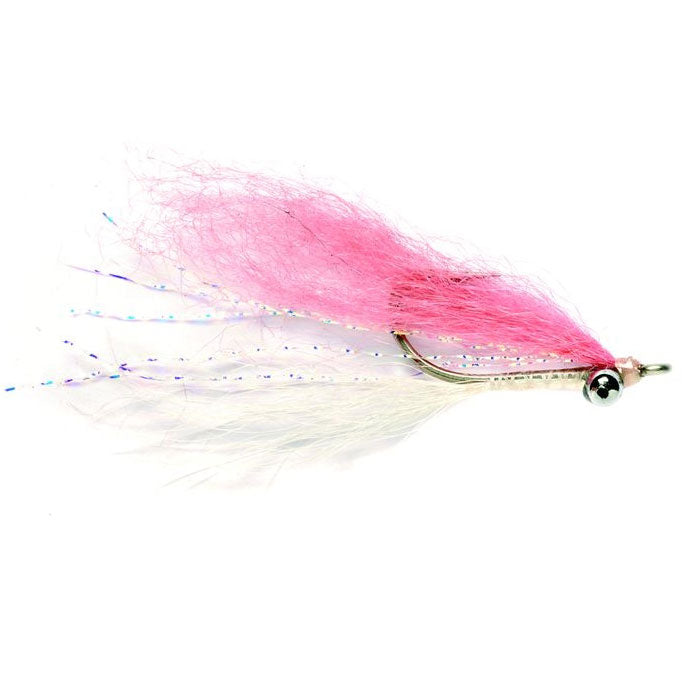 Fulling Mill Clouser Bone Pink Fly Fishing Lures - Premium Saltwater & Freshwater Flies for Bass, Trout, and Stripers - Perfect for Fly Fishing Enthusiasts and Anglers