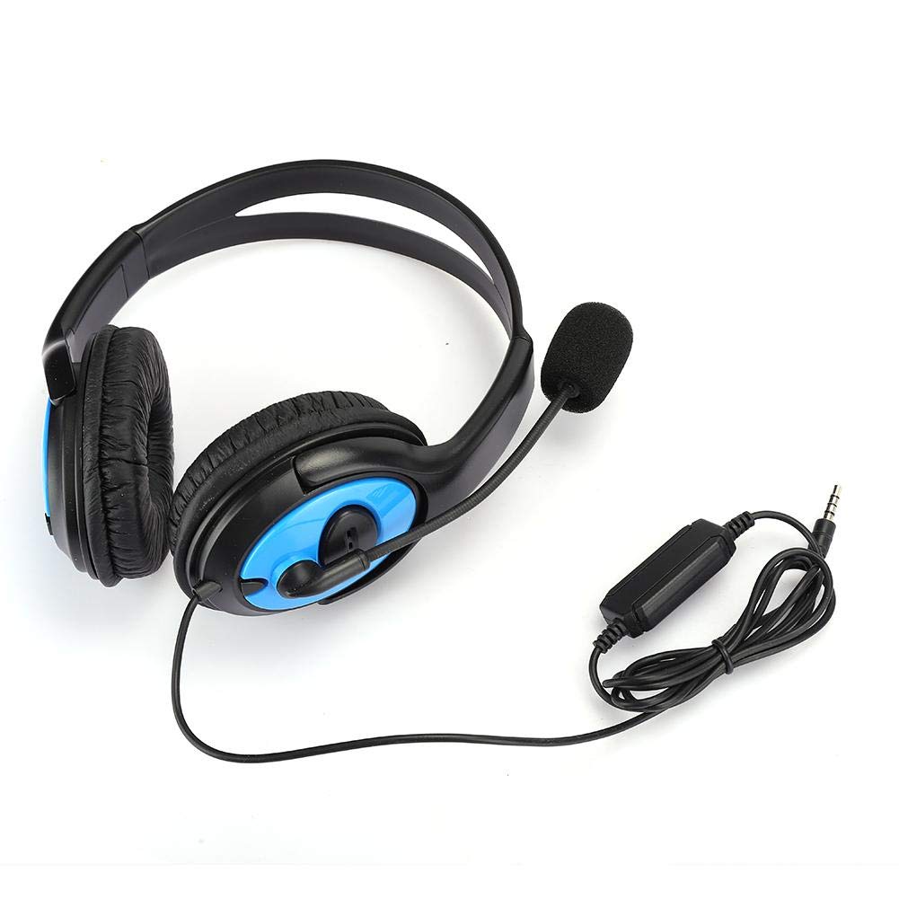 Yunir Lightweight Noise Cancelling Gaming Headset with Microphone - Wired Over-Ear Headphones for PC, Laptop, PS4, Xbox One - Perfect for Immersive Gaming, Online Meetings & Music Listening