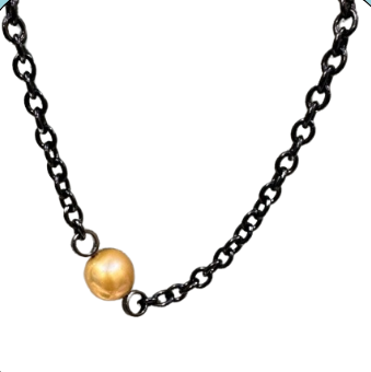 Elegant 92.5 Inch Gold Freshwater Pearl Necklace with Sterling Silver & Rhodium Chain - Perfect for Weddings, Parties & Special Occasions