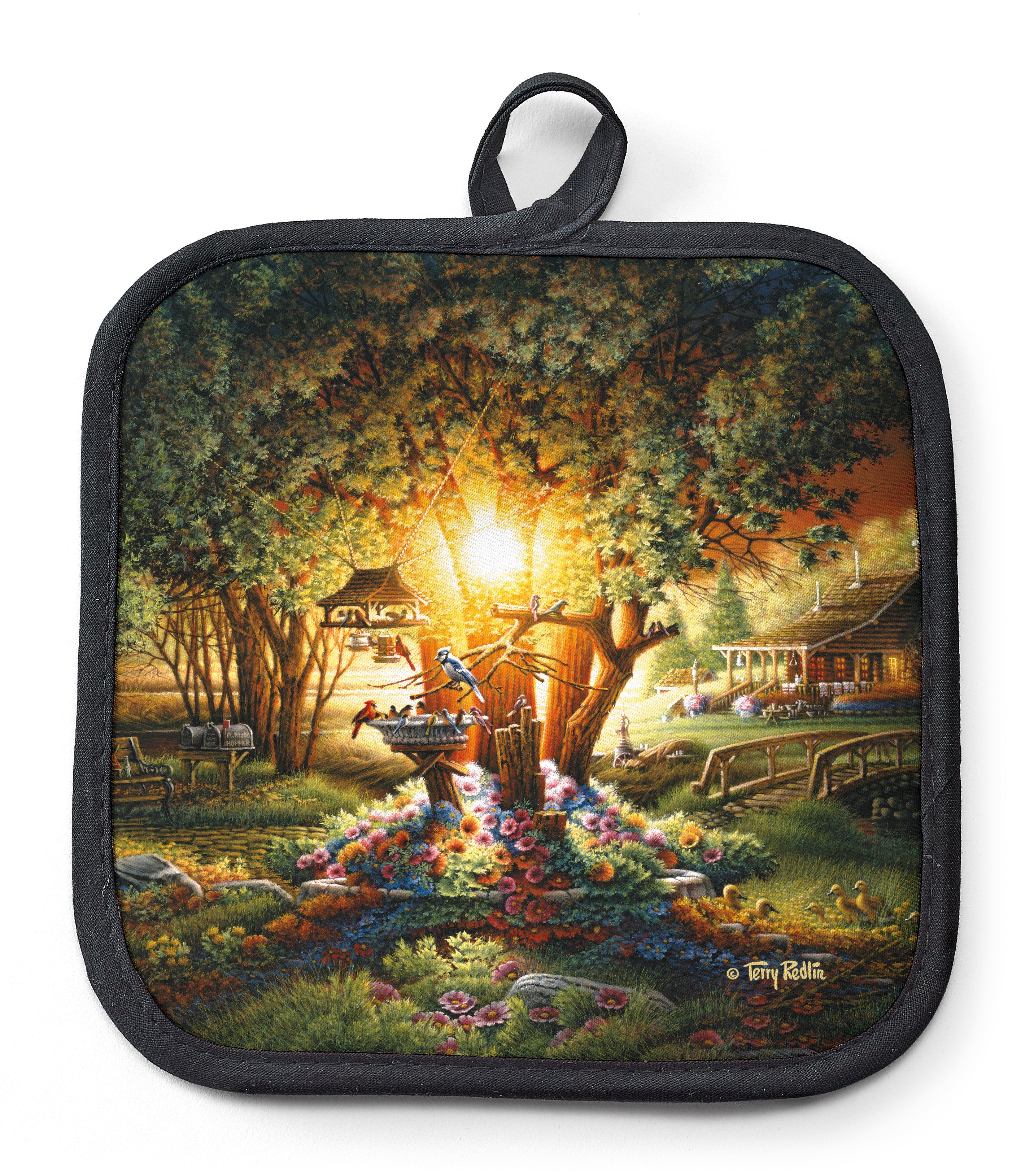 Spring-Themed Pot Holder Set - Heat Resistant & Stylish Kitchen Accessories for Cooking, Baking & Home Decor