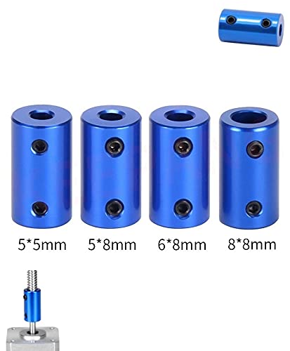 Aluminum Alloy Rigid Shaft Coupler 5x5/5x8mm for 3D Printer Stepper Motor - CNC Machine Parts