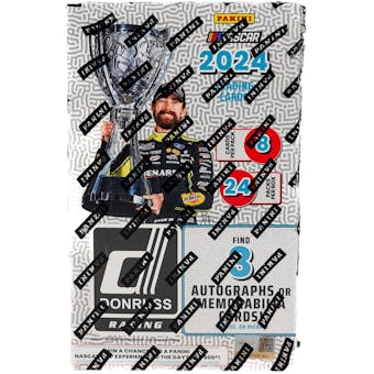 2024 Panini Donruss Racing Hobby Box - NASCAR Trading Cards Collection - Perfect for Collectors, Racing Fans & Card Investors (Great for Gifts, Display & Trading)