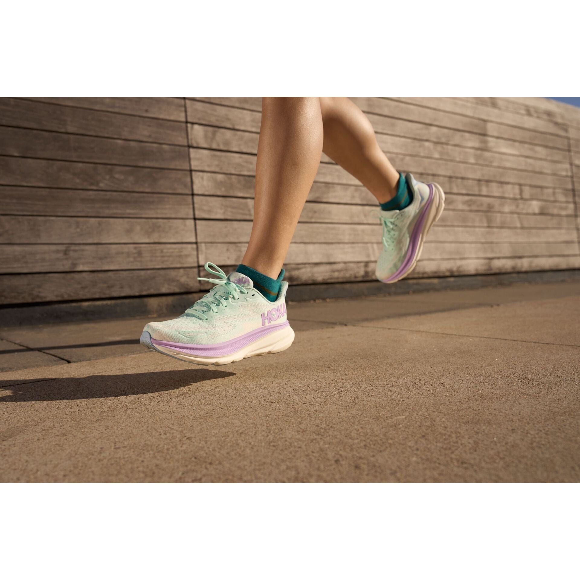 HOKA Clifton 9 Women's Running Shoes - Medium & Wide Width - Lightweight Cushioned Sneakers for Walking, Jogging & Gym Workouts - Final Sale