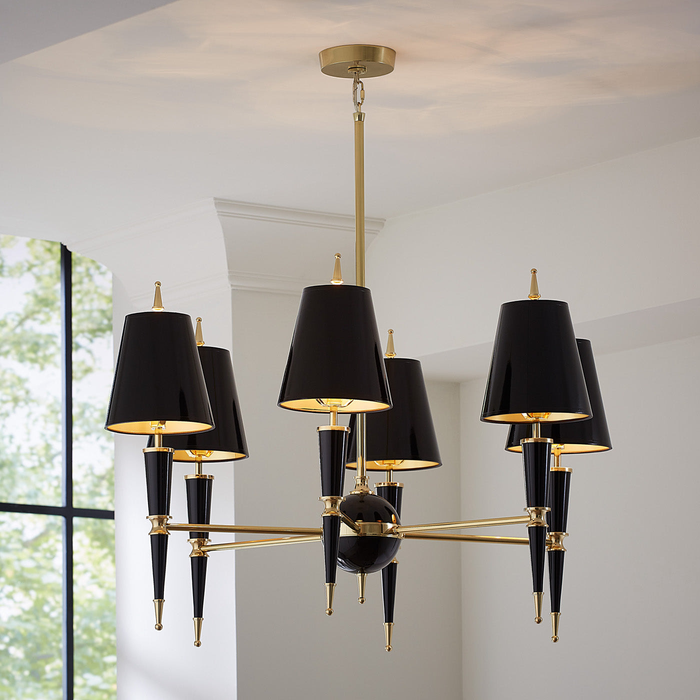 Versailles Crystal Chandelier - Elegant French Palace Style Ceiling Light Fixture for Dining Room, Living Room & Bedroom Decor