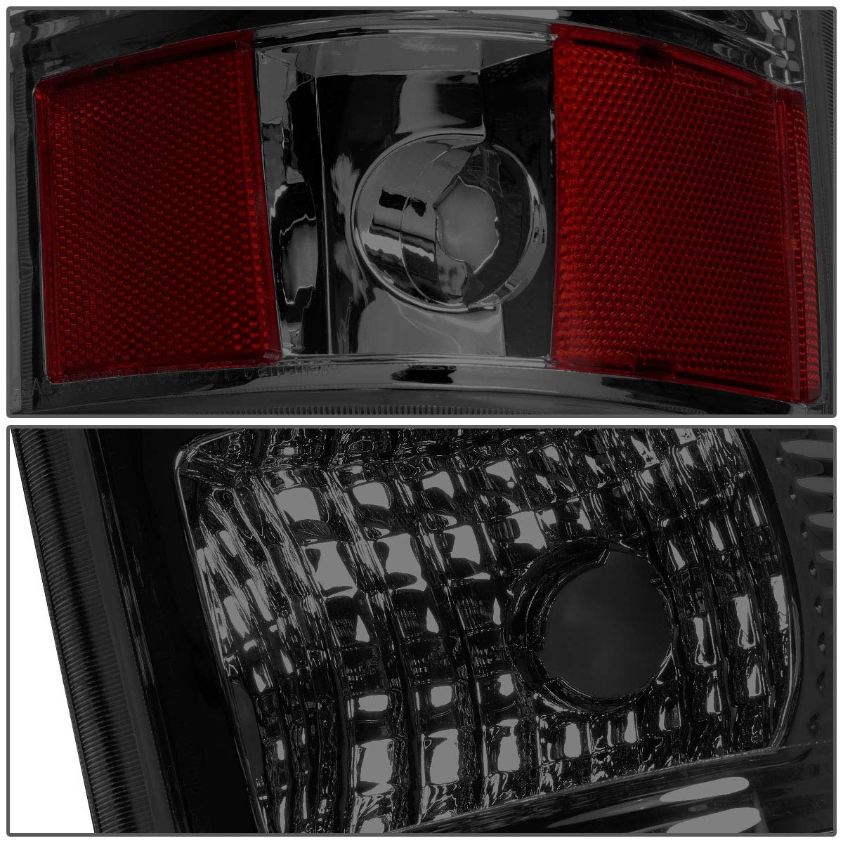 Auto Dynasty 3D LED Tail Brake Lights for Chevy Silverado & GMC Sierra Fleetside - Chrome Housing Smoked Lens - Enhanced Visibility & Style for Night Driving & Off-Road Adventures