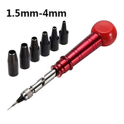 Premium Leather Watch Band Hole Punch Tool Kit - Professional Watch Strap Repair Puncher for Adjusting Belt & Watchband Sizes - Perfect for Watch Repair, DIY Leather Craft & Jewelry Making
