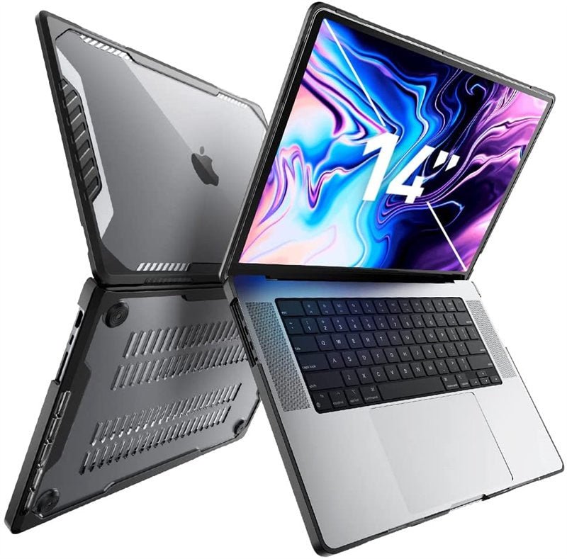 Slim Rubberized TPU Protective Case Cover for MacBook Pro 14 Inch (2021-2023) - Shockproof & Scratch Resistant Laptop Case for Work, Travel & Everyday Use