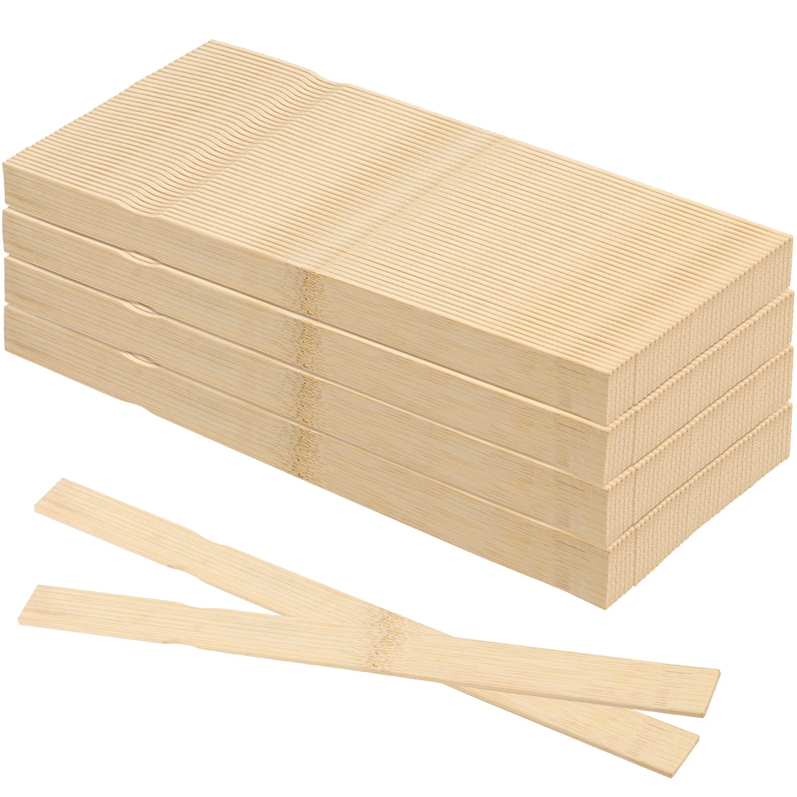 KOHAND 12 Inch Wooden Paint Stir Sticks - Bulk 200 PCs Bamboo Stirrers for DIY Crafts, Epoxy Resin Mixing, Garden Markers & Library Labels - Perfect for Woodworking, Home Painting & Art Projects