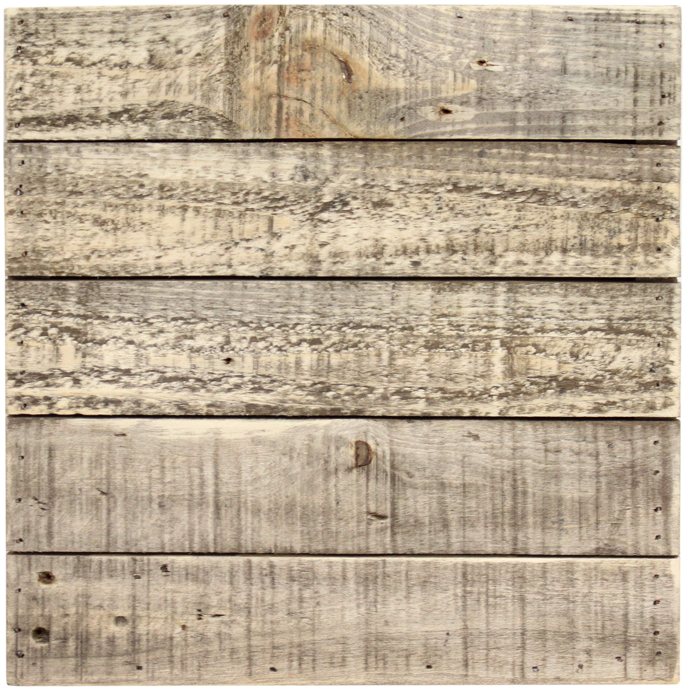 BCI Crafts 12x12 Reclaimed Wood Shadow Box Frame - Multicolor Display for Photos, Artwork & Keepsakes | Perfect for Home Decor, Wall Art & DIY Projects