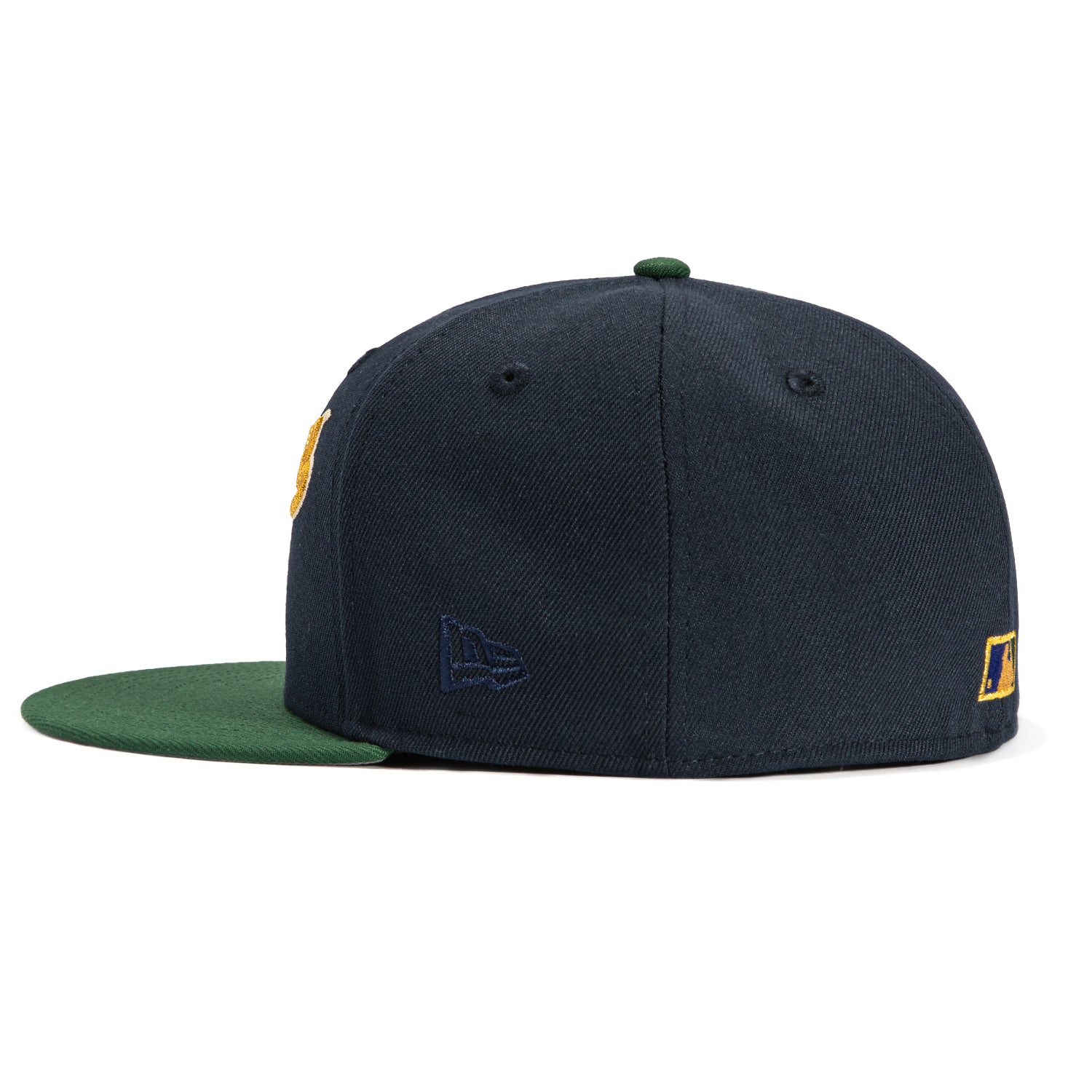 New Era 59Fifty New York Yankees 1996 World Series Patch Script Baseball Cap - Navy, Green, Metallic Gold - Perfect for Baseball Games, Fan Collections & Streetwear Fashion