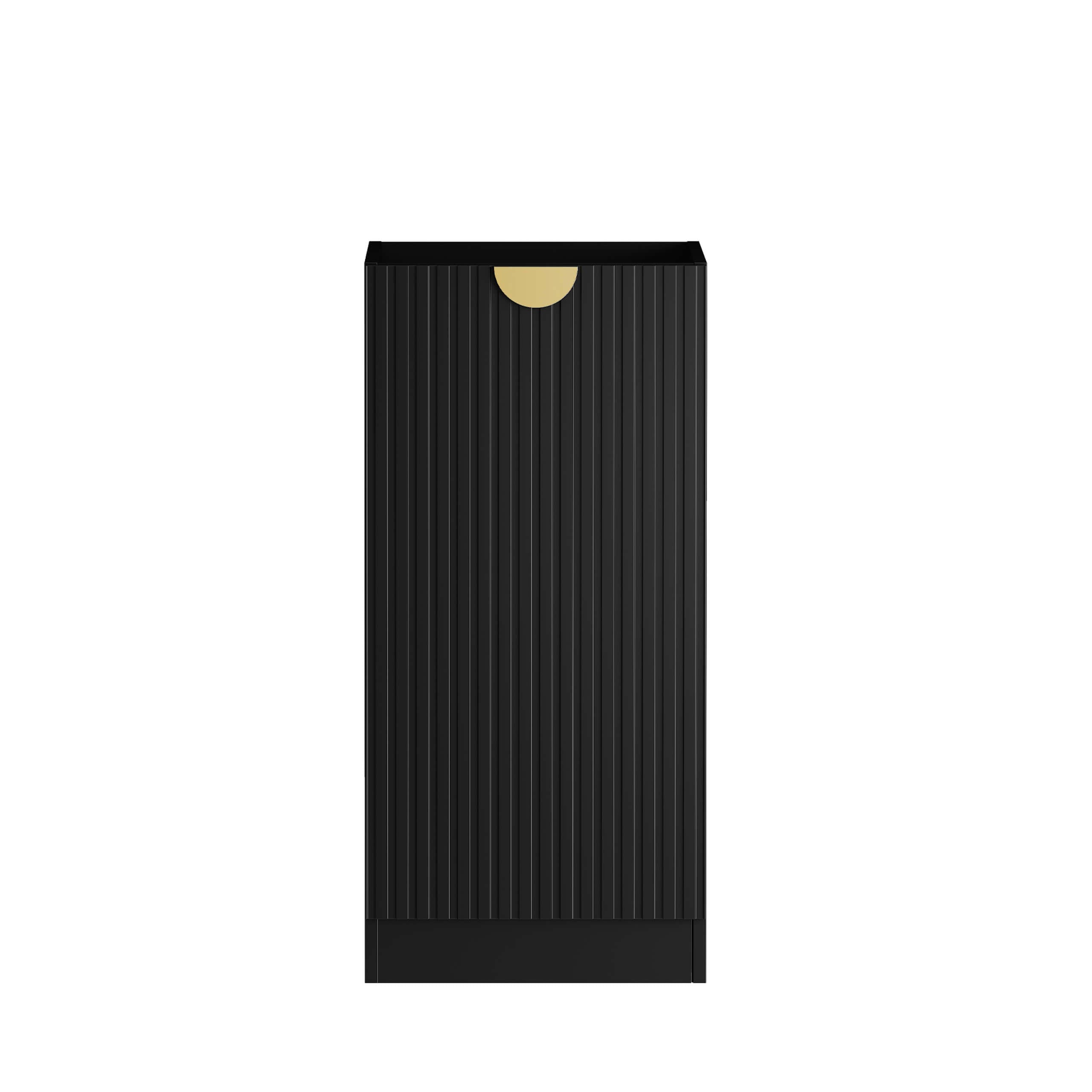 Marlo Laundry Base Cabinet - Matte Black 415 - Durable Storage Solution for Laundry Room, Utility Room, or Mudroom Organization