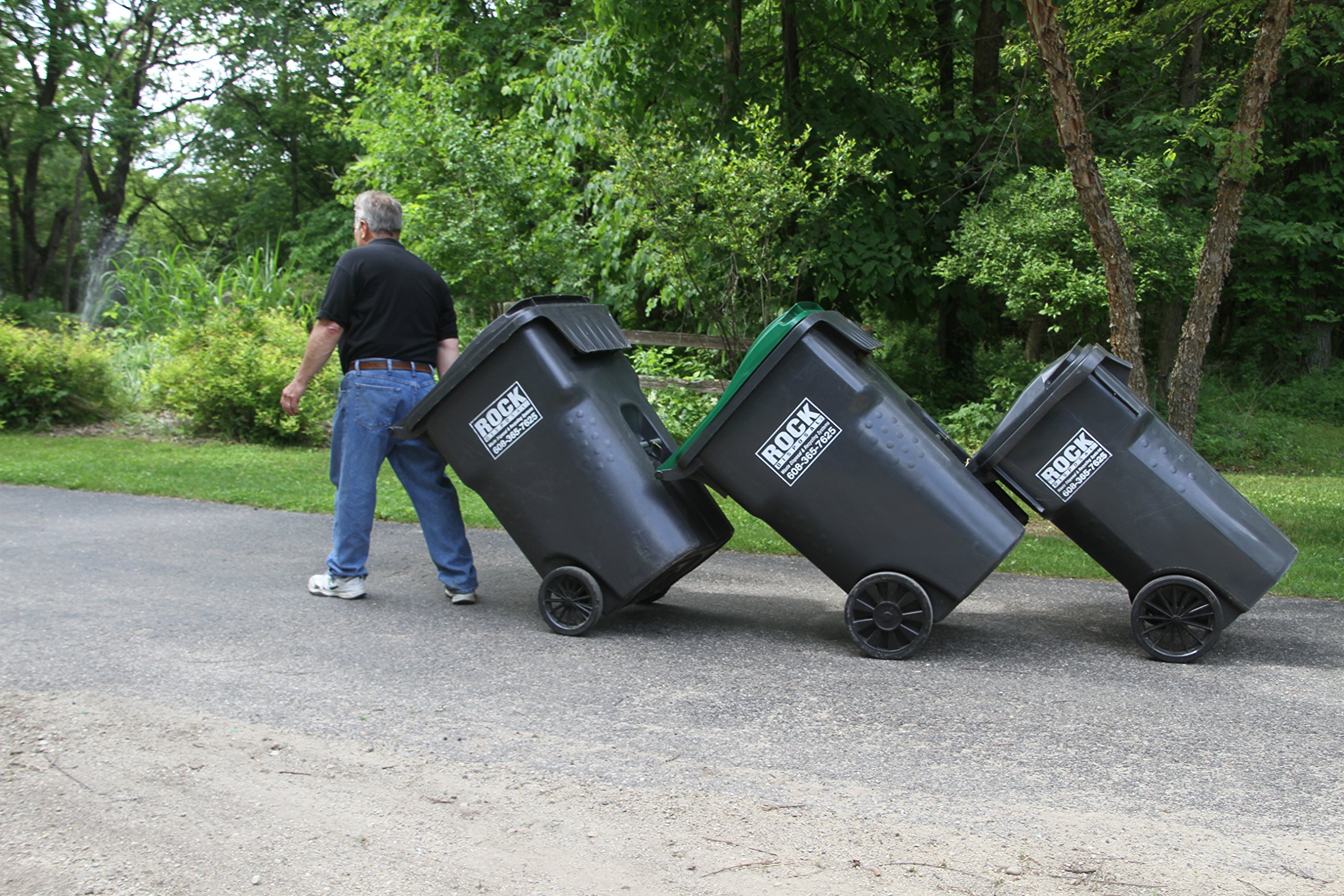 Original American-Made Can Couplers for Multiple Wheeled Trash Containers | Secure Garbage Bin Connectors by Garbage Commander | Perfect for Home, Commercial & Municipal Waste Management