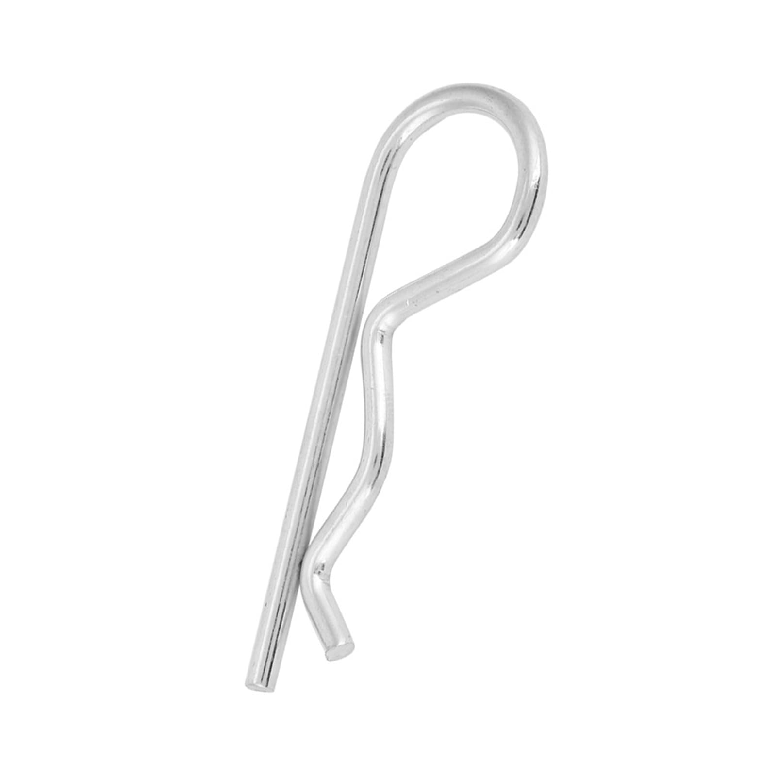 10Pcs High-Quality Zinc B-Type Cotter Pins - Tractor Pin Clips Fastener Assortment - Heavy-Duty Hitch Spring Clips & Hair Pin (#2 Size) - Ideal for Farm Equipment, Automotive, and Machinery Repair