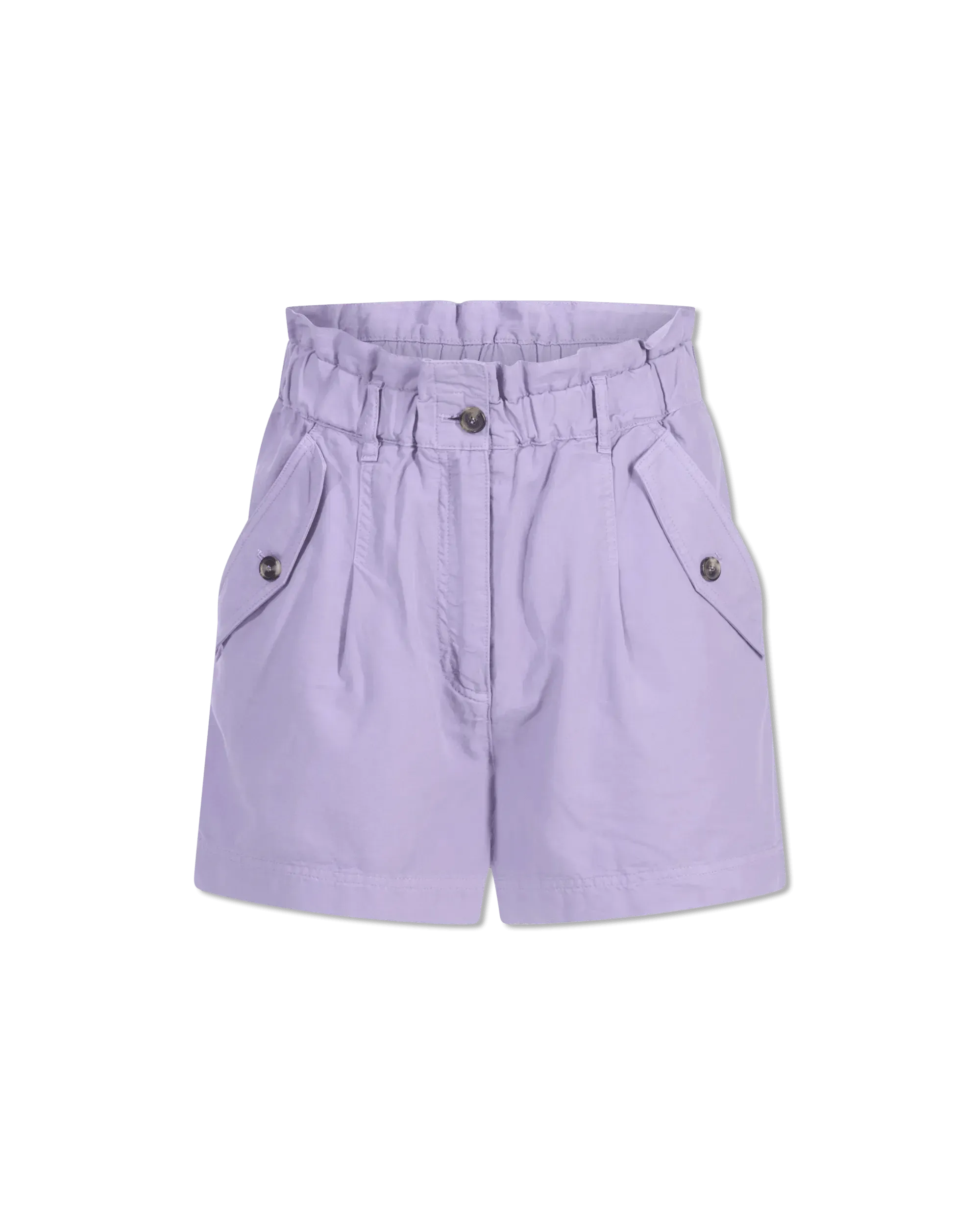 Stylish Paperbag Waist Cotton Shorts for Women - High Waisted Summer Casual Shorts with Drawstring - Perfect for Beach, Vacation & Everyday Wear