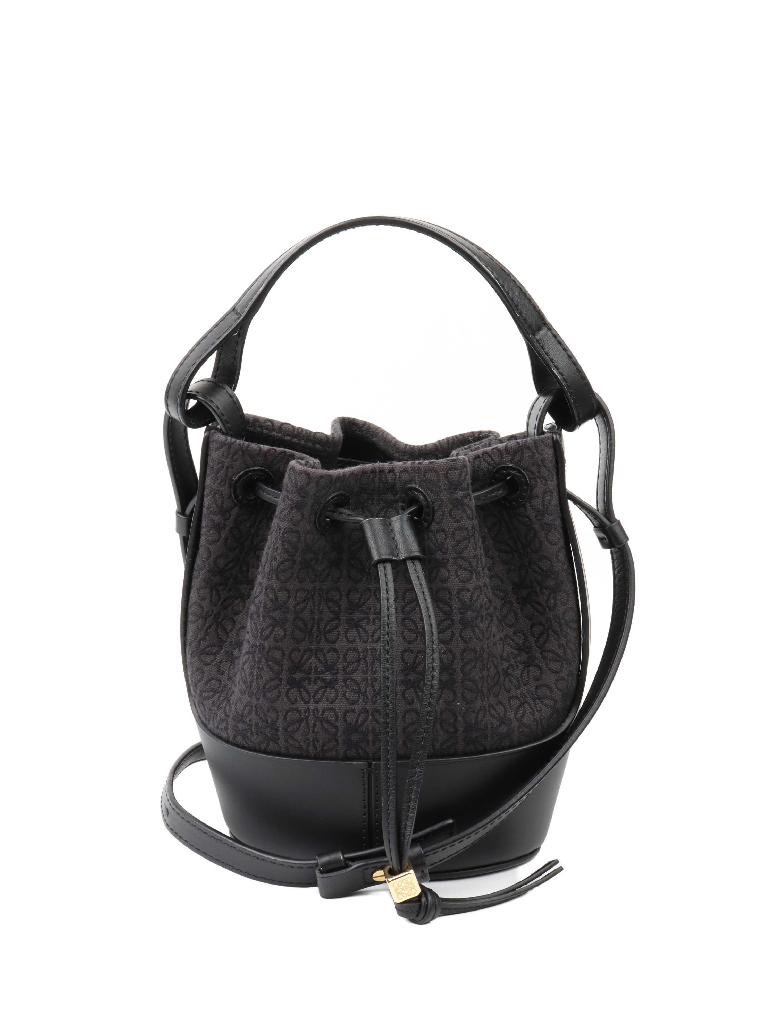 Loewe Anagram Black Balloon Bag - Stylish Leather Crossbody Purse for Women | Perfect for Parties, Date Nights & Everyday Use