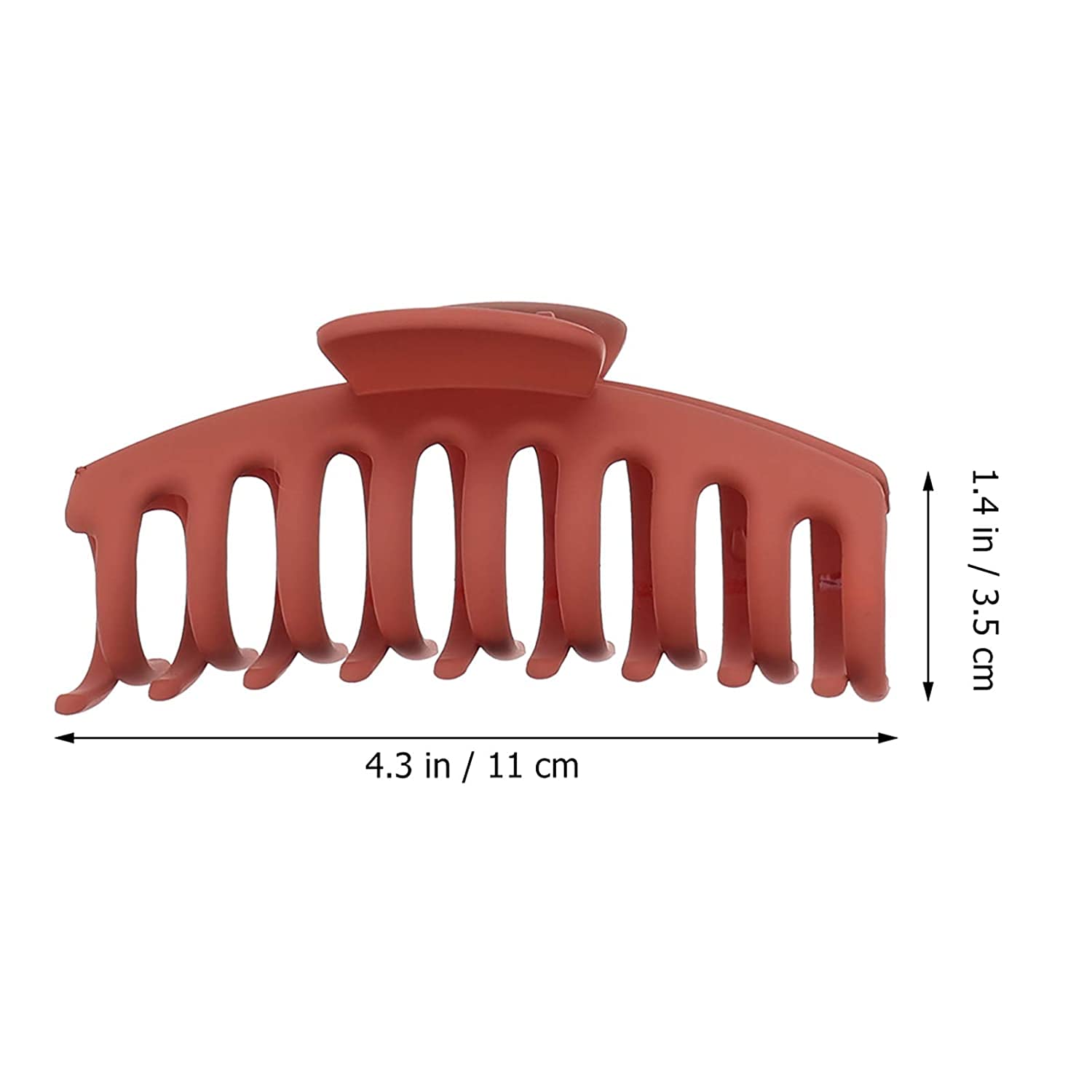 WindSun 6Pcs Large Hair Claw Clips - Non-Slip Strong Hold Matte Hair Clips for Women, Big Long Hair Claw Clips for Thick Hair | Perfect for Updos, Ponytails & Everyday Hairstyles