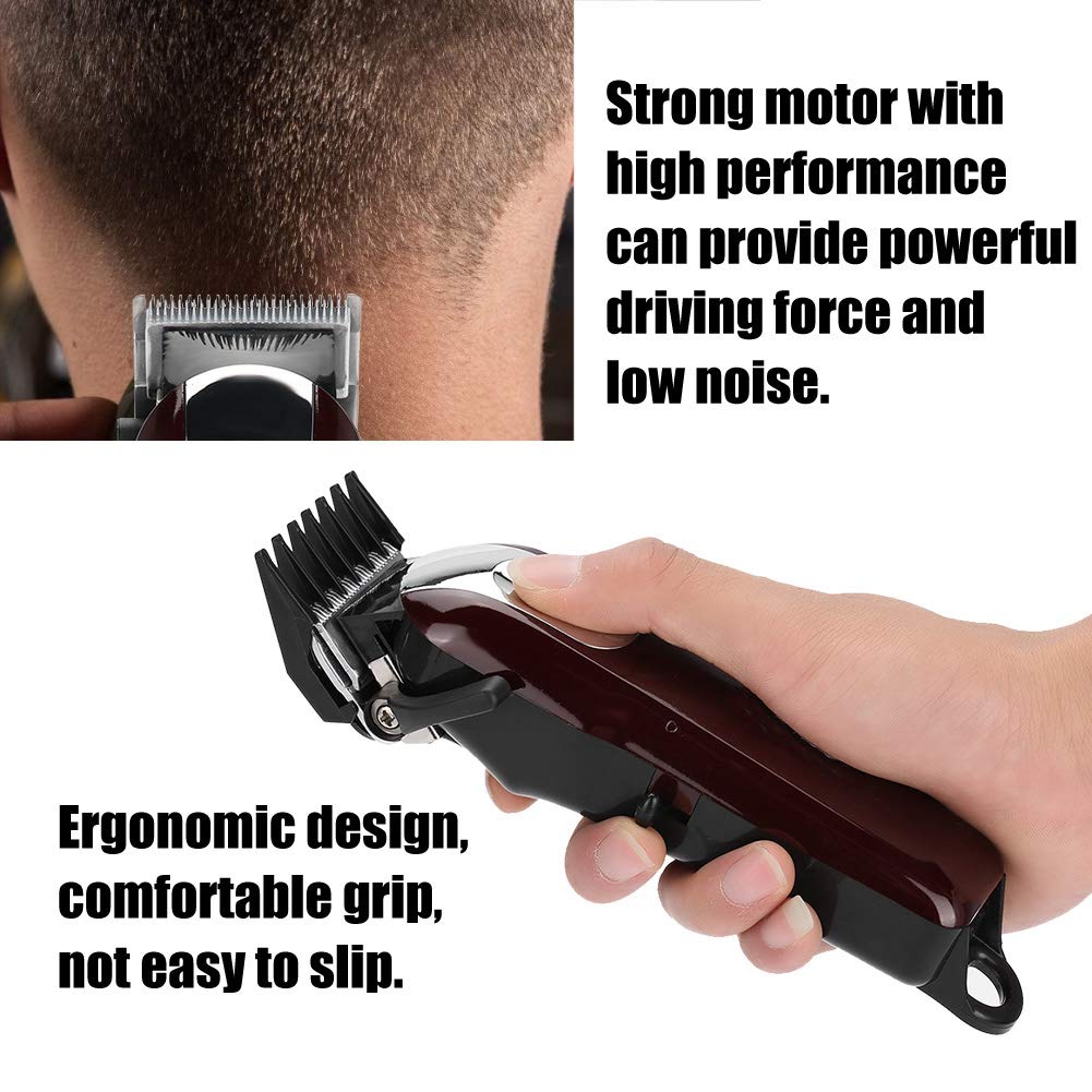 Professional 168 Electric Hair Clippers - Wireless USB Rechargeable Hair Trimmer for Men & Women, Ergonomic Design with Comfortable Non-Slip Grip - Perfect for Home Haircuts, Beard Trimming, and Pet Grooming