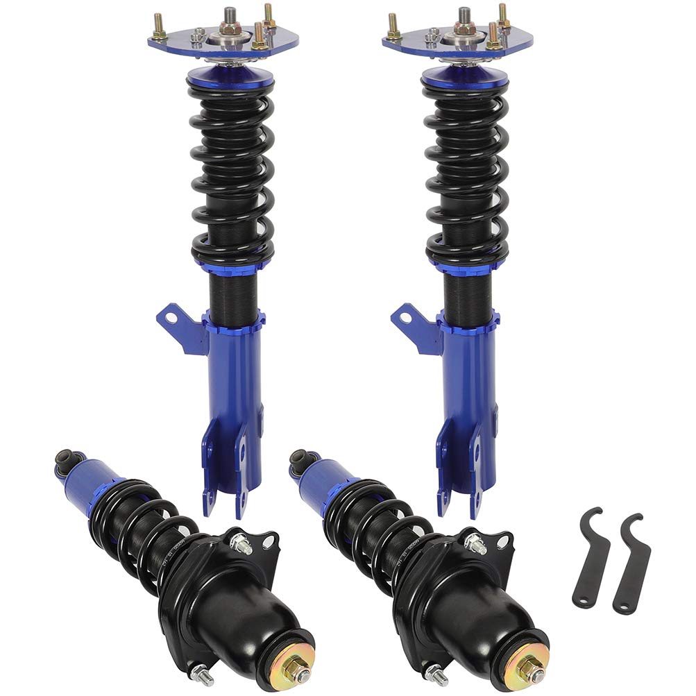 High-Performance Complete Coilovers Struts Shocks Replacement Kit for 2000-2005 Toyota Celica - Blue | Enhanced Ride Comfort & Handling | Perfect for Street Racing & Daily Driving