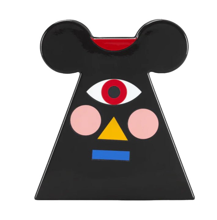 Qeeboo Oggian Mister Mouse Vase - Whimsical Ceramic Home Decor for Living Room, Bedroom, or Office - Perfect Gift for Animal Lovers & Modern Interior Design